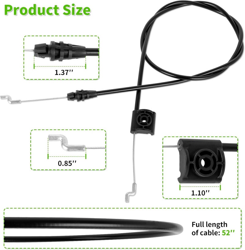 ranwin 54530-VL0-S01 Lawn Mower Brake Cable, Compatible with Hon da HRR216 HRX217 HRR216K9 HRR216K10 HRX217K5 HRX217K6 Lawn Mower Drive Cable, 1 Pack - Image 2